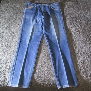 Wrangler Jeans Mens 38X34 FR Flame Resistant Relaxed Fit FR31MWZ Workwear